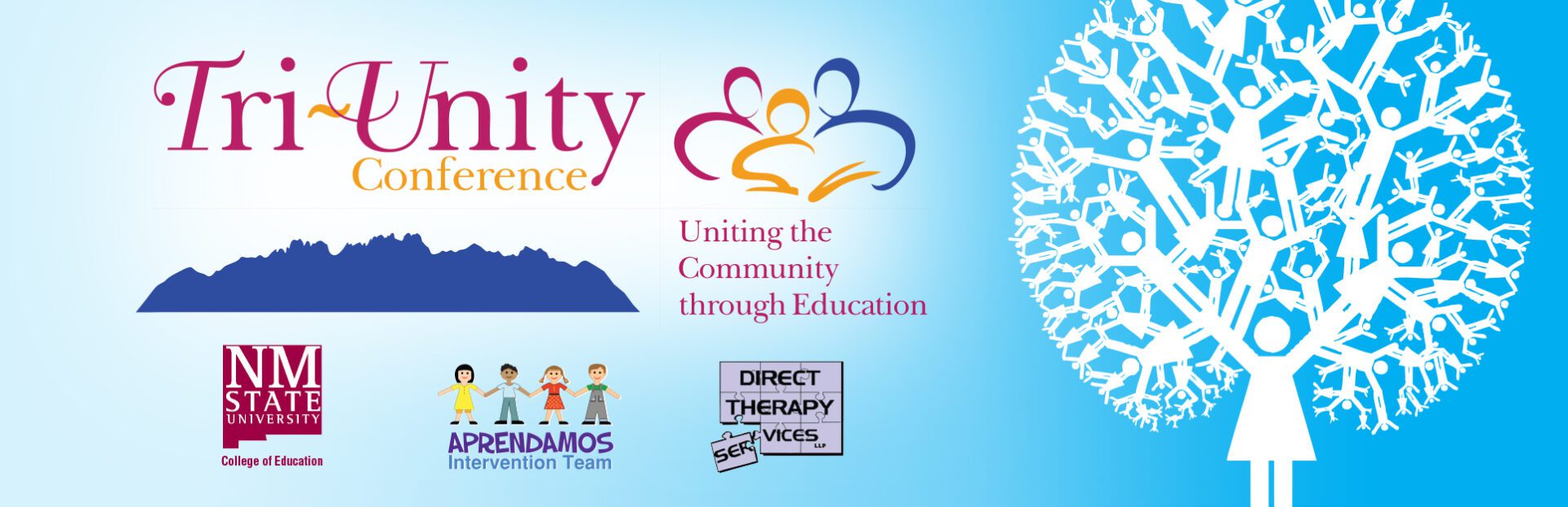 Tri-unity conference logo.